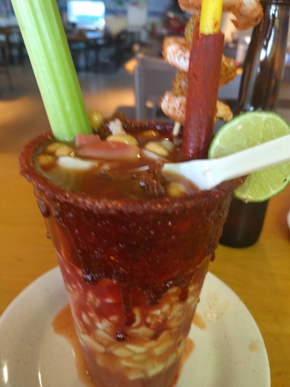 Negro Durazo Clamato